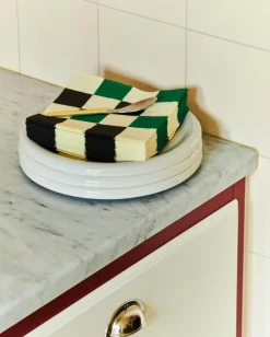 HAY Servetter & Tillbehör-Pattern Servetter 16x16 cm, Blå / Off-white