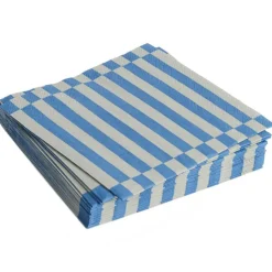 HAY Servetter & Tillbehör-Pattern Servetter 16x16 cm, Blå / Off-white