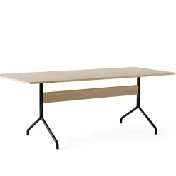 &Tradition Matbord Och Barbord-Pavilion AV19 Matbord 200x90 cm, Valnöt/Krom