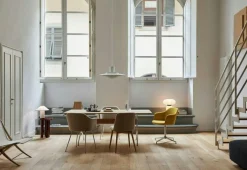 &Tradition Matbord Och Barbord-Pavilion AV19 Matbord 200x90 cm, Valnöt/Krom