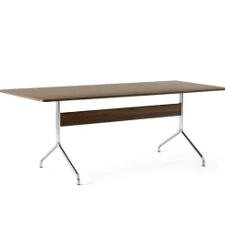 &Tradition Matbord Och Barbord-Pavilion AV19 Matbord 200x90 cm, Valnöt/Krom