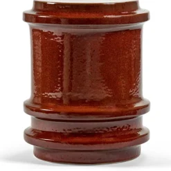 Serax Sidobord & Avlastningsbord-Pawn Sidobord Geometrical, Mörkröd