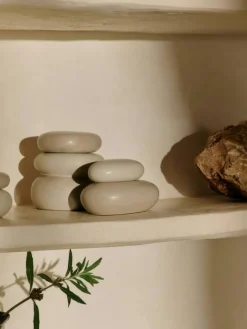 Pebble Ask Cream / Sand, 8 cm