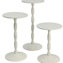 Pedestal Sidobord Ek, Ek