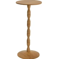 Pedestal Sidobord Ek, Ek