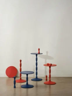 Pedestal Sidobord Ek, Ek