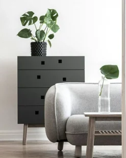 Peep B3 Byrå, Slate Grey/Ek Retro