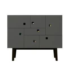 Peep C1 Multi-Purpose Cabinet, Slate Grey/Svart