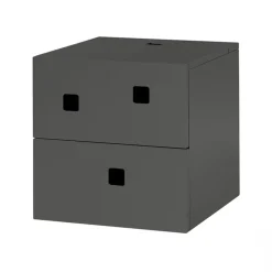 Peep S1 Wall Sängbord, Slate Grey