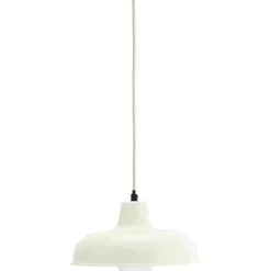 Madam Stoltz Pendellampor-Pendel Emalj 26,5 cm, Ivory