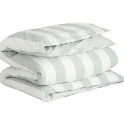 Gant Home Påslakan-Percale Stripe Påslakan 150x210 cm, Rich Blue