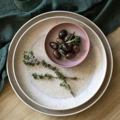 Perlemor Tallrik 27 cm, Sand