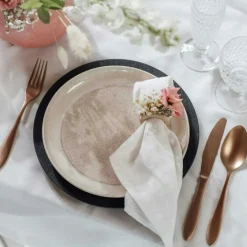 Perlemor Tallrik 27 cm, Sand