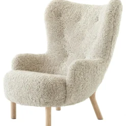 Petra VB3 Fåtölj, Fårskinn Sahara / Oljad Ek