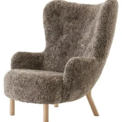 Petra VB3 Fåtölj, Fårskinn Sahara / Oljad Ek