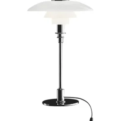 PH 3/2 Bordslampa, Aged Brass / Opalglas