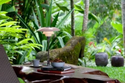 PH 3/2 Bordslampa, Aged Brass / Opalglas