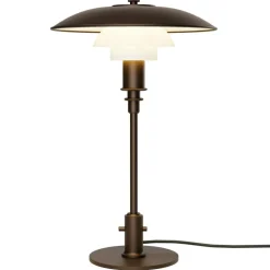 PH 3/2 Bordslampa, Aged Brass / Opalglas