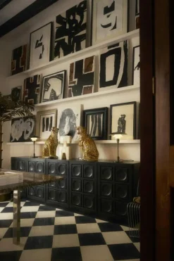 PH 3/2 Bordslampa, Aged Brass / Opalglas