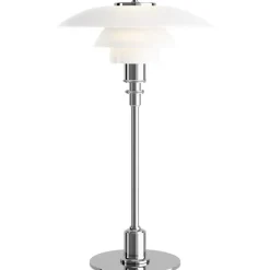 Louis Poulsen Bordslampor-PH 2/1 Bordslampa, Krom