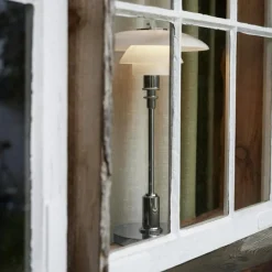 PH 2/1 Bordslampa Portabel, Krompläterad