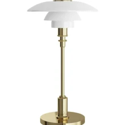 PH 2/1 Bordslampa Portabel, Krompläterad