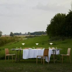 PH 2/1 Bordslampa Portabel, Krompläterad