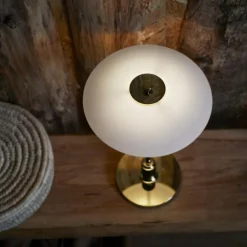 PH 2/1 Bordslampa Portabel, Krompläterad
