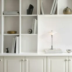 PH 2/1 Bordslampa Portabel, Krompläterad