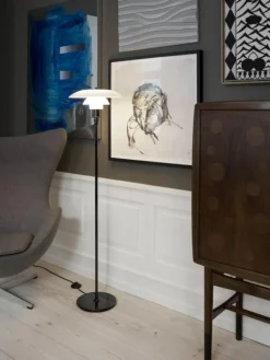 Louis Poulsen Golvlampor-PH 3½-2½ Golvlampa, Mässing