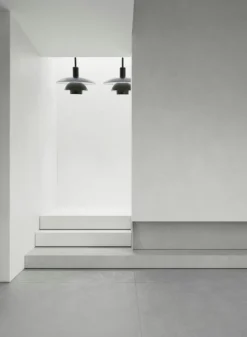 PH 5/5 Pendel, Metall Svart / Glas