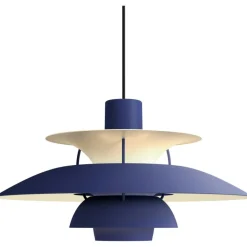 Louis Poulsen Pendellampor-PH 5 Pendel, Pastell Ostrongrå / Blå / Rosa