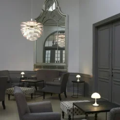 Louis Poulsen Pendellampor-PH Artichoke Pendel Anniversary Edition 600 mm, Mattvit / Pale Rose