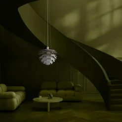 Louis Poulsen Pendellampor-PH Artichoke Pendel Anniversary Edition 600 mm, Mattvit / Pale Rose