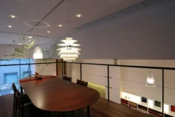 PH Snowball Pendel, Vit / Krom