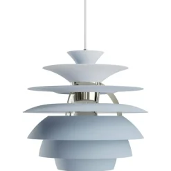 PH Snowball Pendel, Vit / Krom