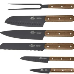 Lion Sabatier Knivset-Phenix Knivset 6 Delar, Valnöt