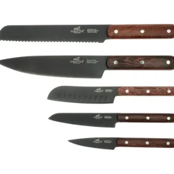 Lion Sabatier Knivset-Phenix Knivset 5 Delar, Wengéträ