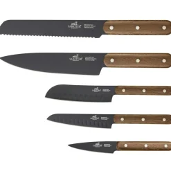 Lion Sabatier Knivset-Phenix Knivset 5 Delar, Wengéträ
