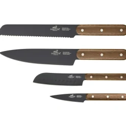 Lion Sabatier Knivset-Phenix Knivset 4 Delar, Wengéträ