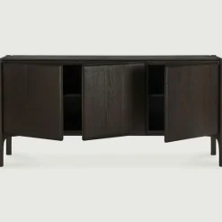 Ethnicraft Skänkar & Sideboards-PI Skänk Med 4 Dörrar, Ek