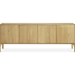 Ethnicraft Skänkar & Sideboards-PI Skänk Med 4 Dörrar, Ek