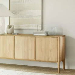 Ethnicraft Skänkar & Sideboards-PI Skänk Med 4 Dörrar, Ek