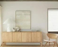 Ethnicraft Skänkar & Sideboards-PI Skänk Med 4 Dörrar, Ek