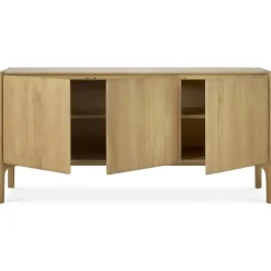 Ethnicraft Skänkar & Sideboards-PI Skänk Med 4 Dörrar, Ek