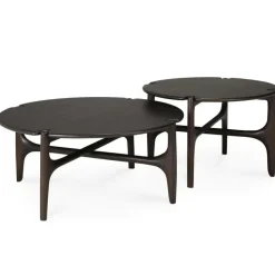 Ethnicraft Soffbord-PI Soffbord Mahogny, Ø80 cm