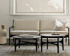 Ethnicraft Soffbord-PI Soffbord Mahogny, Ø80 cm