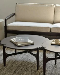 Ethnicraft Soffbord-PI Soffbord Mahogny, Ø80 cm