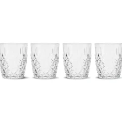 Sagaform Dricksglas-Picnic Juni Vattenglas 4-pack, Amber