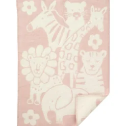 Barn Klippan Yllefabrik Barnfiltar|Plädar & Filtar-Picnic Pläd 65x90 cm, Rosa